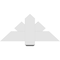 Ekena Millwork Kennewick Architectural Grade PVC Gable Bracket, 36"W x 16 1/2"H x 2"D x 6"F, 11/12 Pitch GBP036X17X0206KEN00 - alternate 3